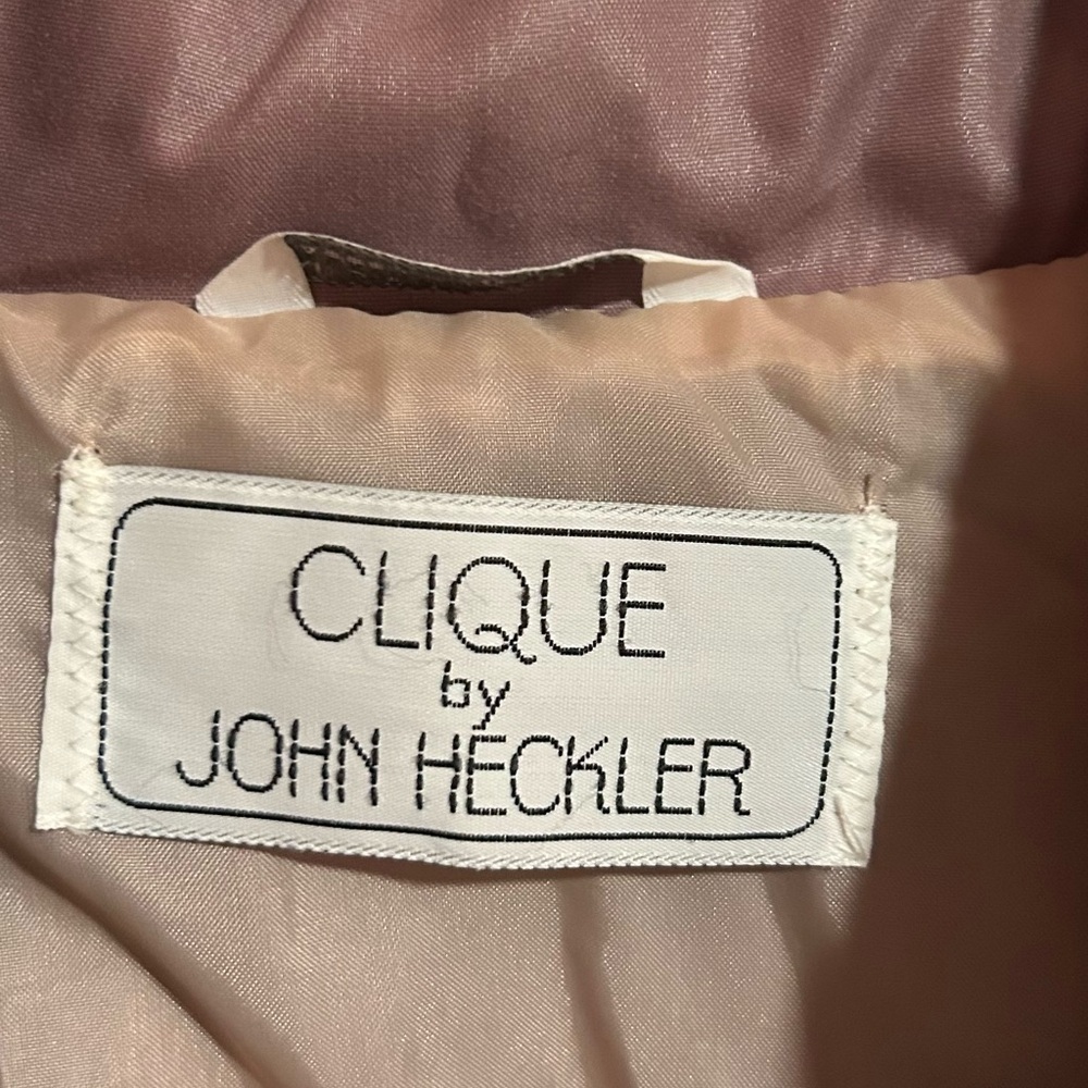 Vintage Clique By John Heckler Purple Jacket - Picture 4 of 9